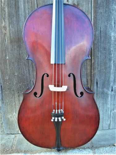 Cello mit zettel old - -,