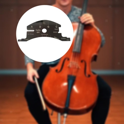 Cello bridge template tool - bridge,