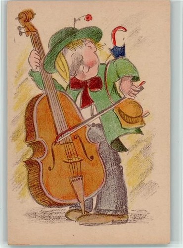 Kind mit einem - cello, ak